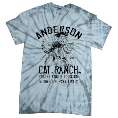 Anderson Cat Ranch Educated Graphic Tie-Dye T-Shirt