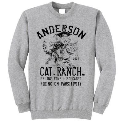 Anderson Cat Ranch Educated Graphic Tall Sweatshirt