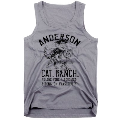 Anderson Cat Ranch Educated Graphic Tank Top