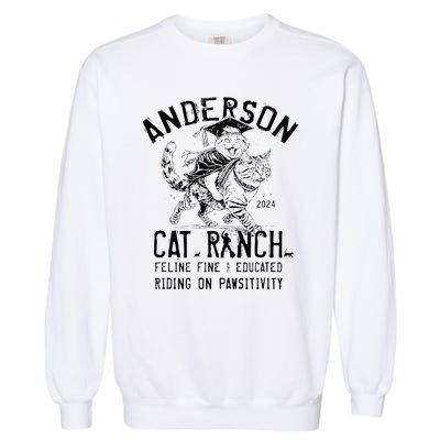 Anderson Cat Ranch Educated Graphic Garment-Dyed Sweatshirt