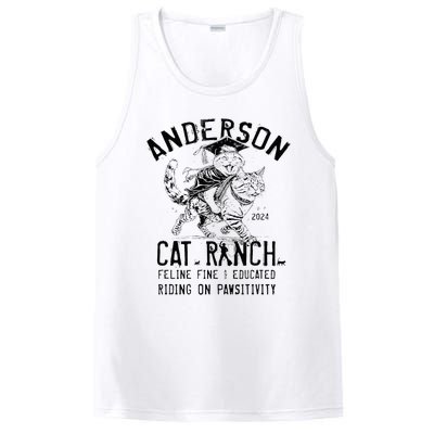 Anderson Cat Ranch Educated Graphic PosiCharge Competitor Tank