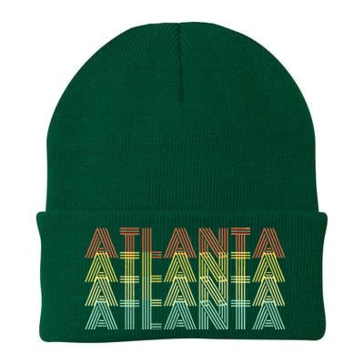 Atlanta City Retro Vintage Hometown Georgia Knit Cap Winter Beanie