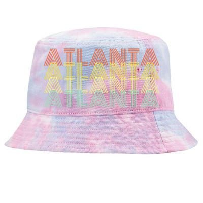 Atlanta City Retro Vintage Hometown Georgia Tie-Dyed Bucket Hat