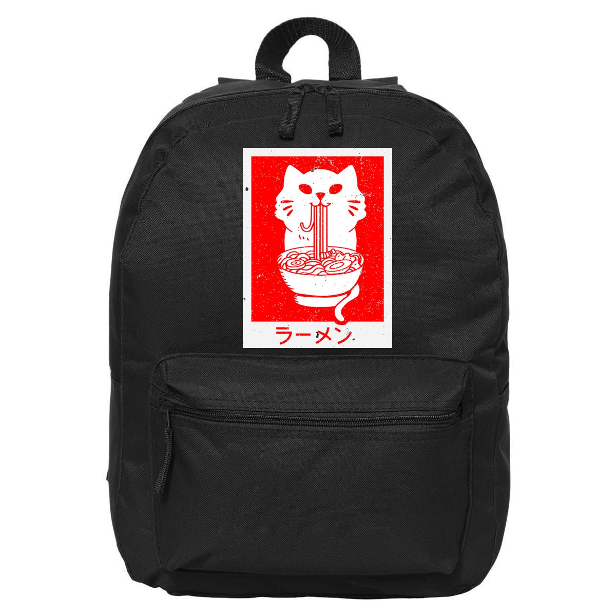 Anime Cat Ramen Kawaii Neko Noodles 16 in Basic Backpack