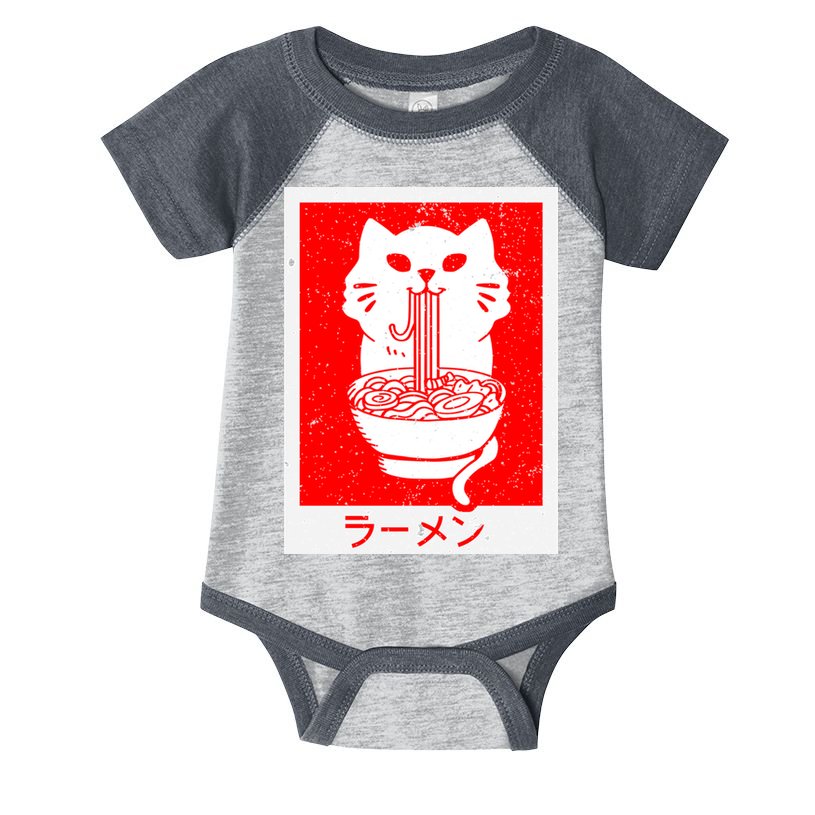 Anime Cat Ramen Kawaii Neko Noodles Infant Baby Jersey Bodysuit