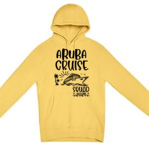 Aruba Cruise Squad 2024 Aruba Holiday Family Matching Cruise Premium Pullover Hoodie