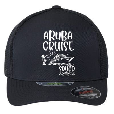 Aruba Cruise Squad 2024 Aruba Holiday Family Matching Cruise Flexfit Unipanel Trucker Cap