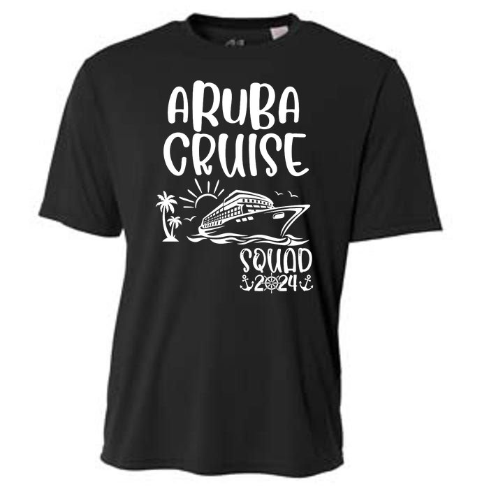 Aruba Cruise Squad 2024 Aruba Holiday Family Matching Cruise Cooling Performance Crew T-Shirt