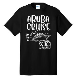 Aruba Cruise Squad 2024 Aruba Holiday Family Matching Cruise Tall T-Shirt