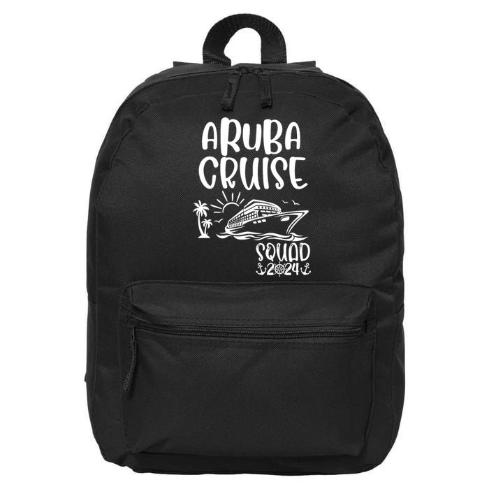 Aruba Cruise Squad 2024 Aruba Holiday Family Matching Cruise 16 in Basic Backpack