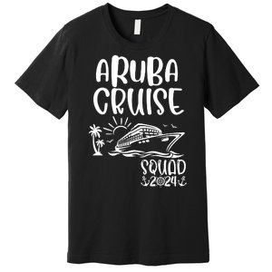 Aruba Cruise Squad 2024 Aruba Holiday Family Matching Cruise Premium T-Shirt