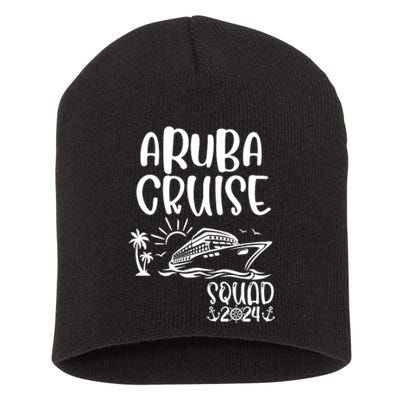 Aruba Cruise Squad 2024 Aruba Holiday Family Matching Cruise Short Acrylic Beanie