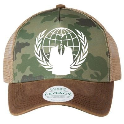 Anonymous Collective Symbol Legacy Tie Dye Trucker Hat