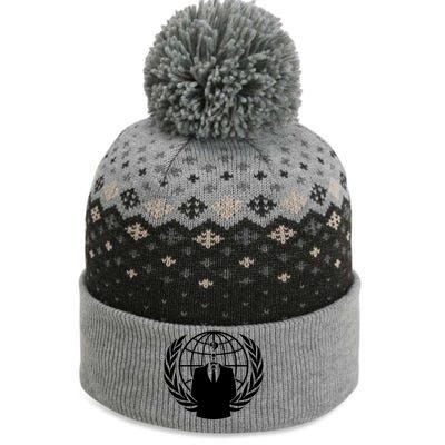 Anonymous Collective Symbol The Baniff Cuffed Pom Beanie