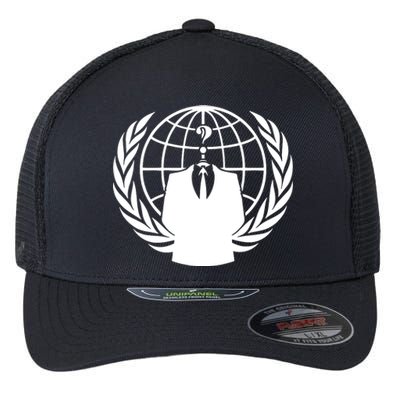 Anonymous Collective Symbol Flexfit Unipanel Trucker Cap