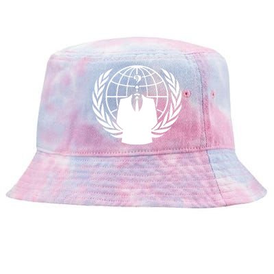 Anonymous Collective Symbol Tie-Dyed Bucket Hat