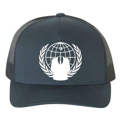 Anonymous Collective Symbol Yupoong Adult 5-Panel Trucker Hat