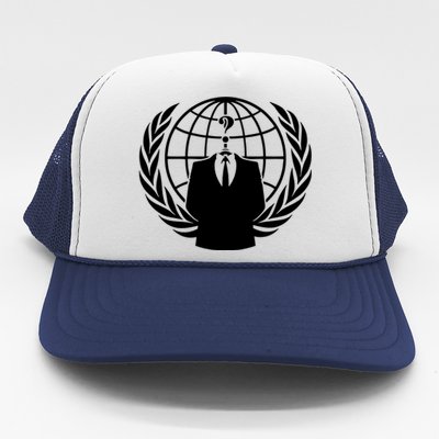 Anonymous Collective Symbol Trucker Hat