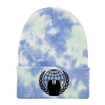 Anonymous Collective Symbol Tie Dye 12in Knit Beanie