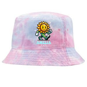 Amelia Cute Sunflower Gift Tie-Dyed Bucket Hat