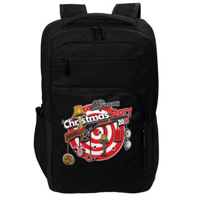 A Christmas Story Movie 40th Anniversay Merry Christmas Impact Tech Backpack