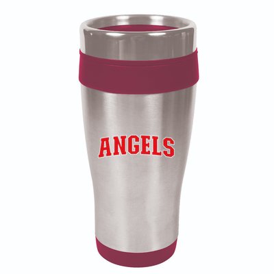 Angels California Souvenir Trip College Style Red Text 16oz Travel Tumbler