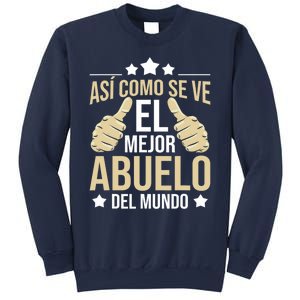 Así Como Se Ve El Mejor Abuelo Del Mundo Grandfather Dad Sweatshirt