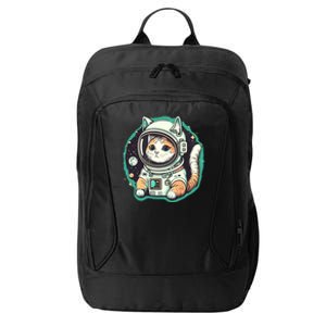 Astronaut Cat Space Helmet City Backpack