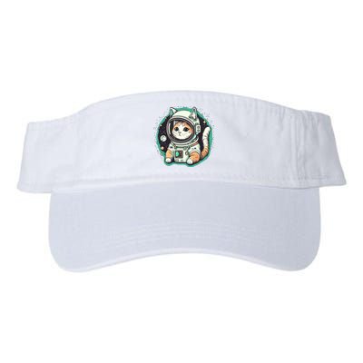 Astronaut Cat Space Helmet Valucap Bio-Washed Visor