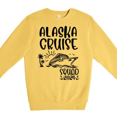 Alaska Cruise Squad 2024 Alaska Holiday Family Matching Premium Crewneck Sweatshirt