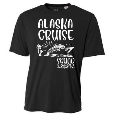 Alaska Cruise Squad 2024 Alaska Holiday Family Matching Cooling Performance Crew T-Shirt