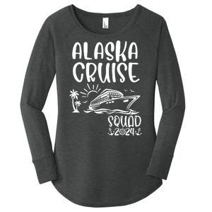 Alaska Cruise Squad 2024 Alaska Holiday Family Matching Women's Perfect Tri Tunic Long Sleeve Shirt