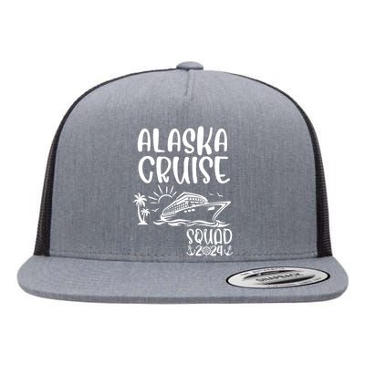 Alaska Cruise Squad 2024 Alaska Holiday Family Matching Flat Bill Trucker Hat