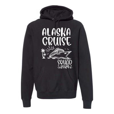 Alaska Cruise Squad 2024 Alaska Holiday Family Matching Premium Hoodie