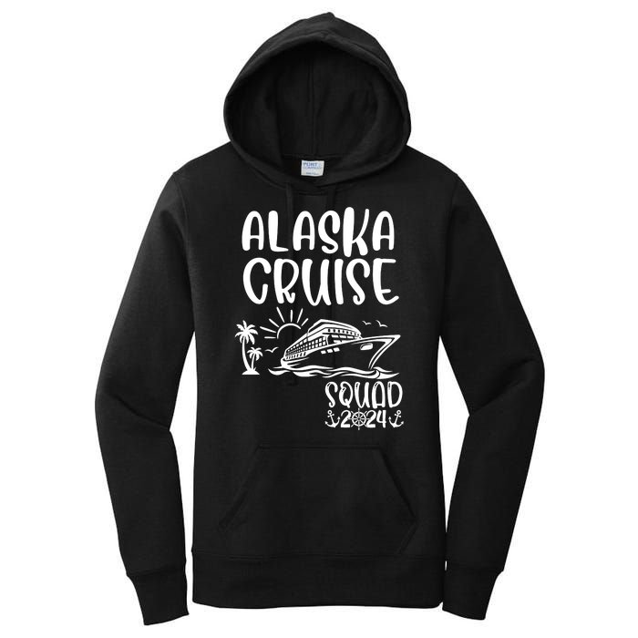 Alaska Cruise Squad 2024 Alaska Holiday Family Matching Women's Pullover Hoodie