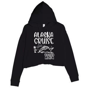 Alaska Cruise Squad 2024 Alaska Holiday Family Matching Crop Fleece Hoodie