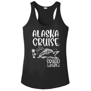 Alaska Cruise Squad 2024 Alaska Holiday Family Matching Ladies PosiCharge Competitor Racerback Tank