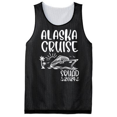 Alaska Cruise Squad 2024 Alaska Holiday Family Matching Mesh Reversible Basketball Jersey Tank