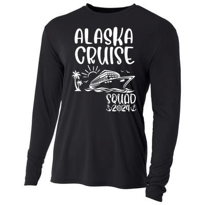 Alaska Cruise Squad 2024 Alaska Holiday Family Matching Cooling Performance Long Sleeve Crew