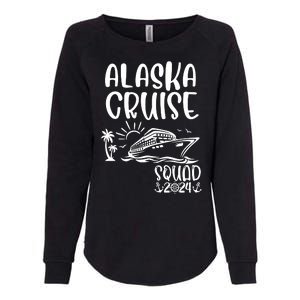 Alaska Cruise Squad 2024 Alaska Holiday Family Matching Womens California Wash Sweatshirt