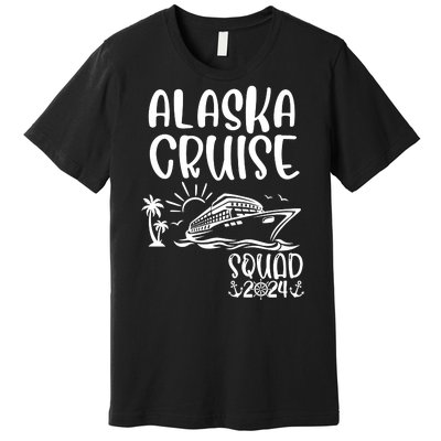 Alaska Cruise Squad 2024 Alaska Holiday Family Matching Premium T-Shirt