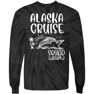 Alaska Cruise Squad 2024 Alaska Holiday Family Matching Tie-Dye Long Sleeve Shirt