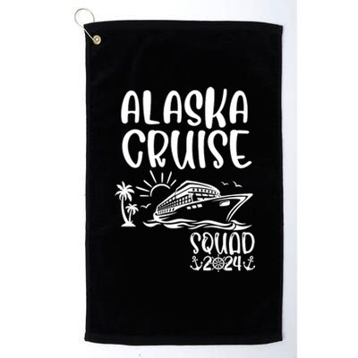 Alaska Cruise Squad 2024 Alaska Holiday Family Matching Platinum Collection Golf Towel