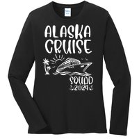 Alaska Cruise Squad 2024 Alaska Holiday Family Matching Ladies Long Sleeve Shirt