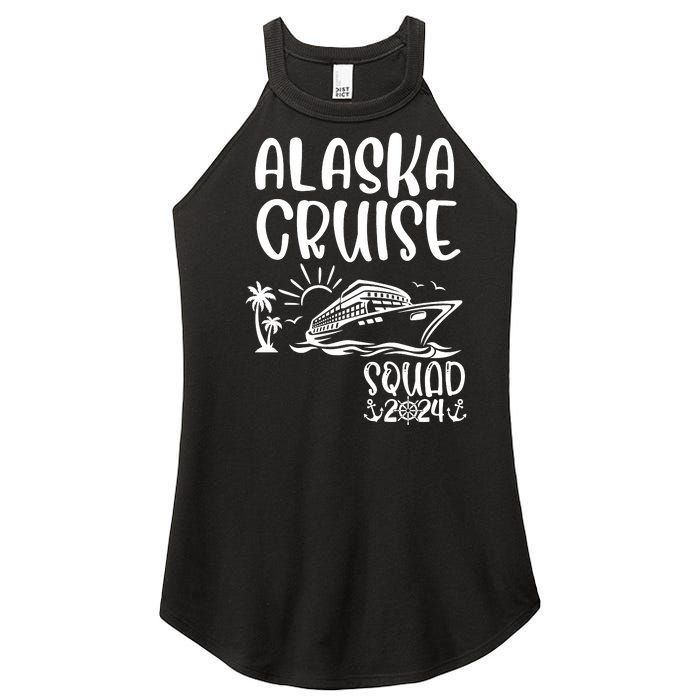 Alaska Cruise Squad 2024 Alaska Holiday Family Matching Women's Perfect Tri Rocker Tank