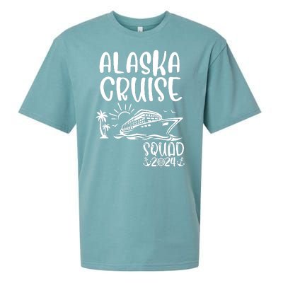 Alaska Cruise Squad 2024 Alaska Holiday Family Matching Sueded Cloud Jersey T-Shirt