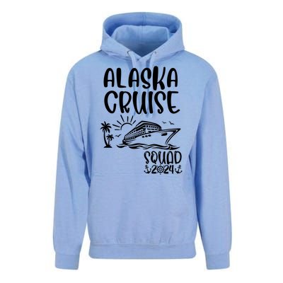 Alaska Cruise Squad 2024 Alaska Holiday Family Matching Unisex Surf Hoodie