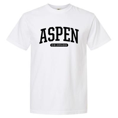 Aspen Colorado Souvenirs College Style Aspen Colorado Souvenir Garment-Dyed Heavyweight T-Shirt