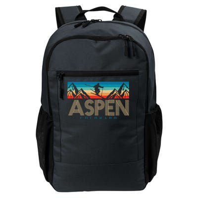 Aspen Colorado Ski Sunset Mountain Daily Commute Backpack