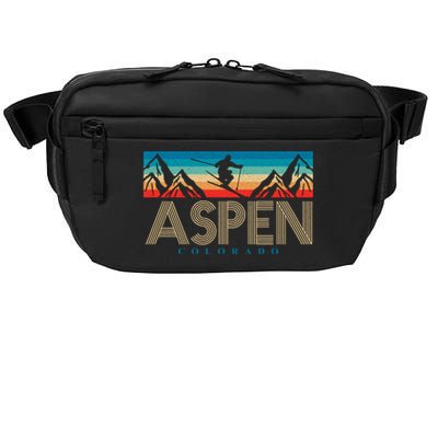 Aspen Colorado Ski Sunset Mountain Crossbody Pack